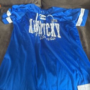 Kentucky Wildcats Blue Lace-Up Mesh Jersey